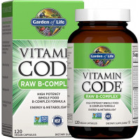 Garden of Life Vitamin B Complex - Vitamin Code Raw B Complex - 120 Vegan Capsules